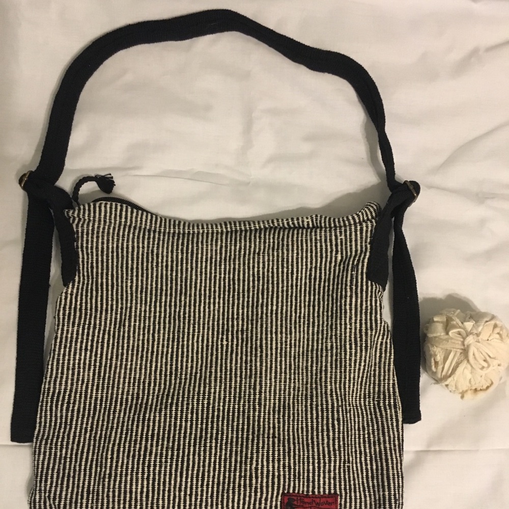 Nepal fair trade bag with adjustable strap